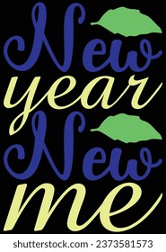 
New Year New Me File eps cut file for cutting machine