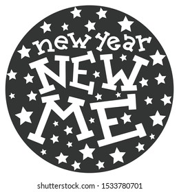 New Year New Me Lettering