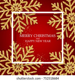 New Year and Merry Christmas Background. Vector Illustration EPS10
