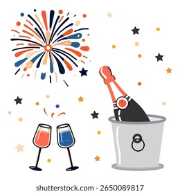 New year Merry Christmas Drink Winter holiday
