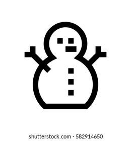 New year mini line, icon, background and graphic. The icon is black and white, linear  flat, vector, pixel perfect, minimal, suitable for web and print. 