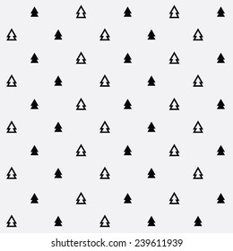 New Year minimalistic pattern
