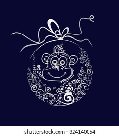 new year monkey 