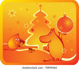new year of moomintrolls