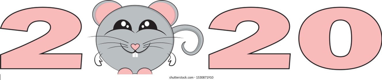 New Year mouse 2020 - 002