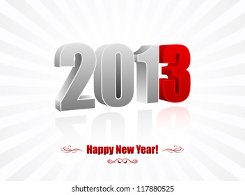 New year numbers design