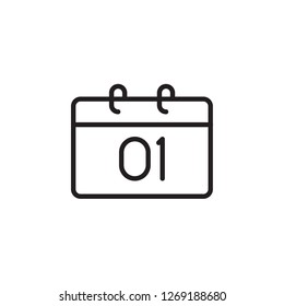 New Year outline icon