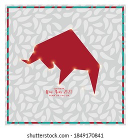 New Year of the ox 2021.