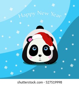 New Year Panda card