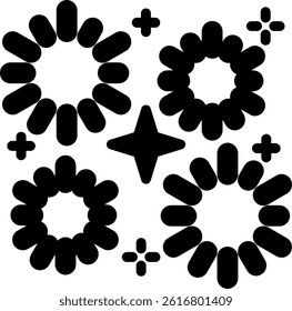 New Year Parade Glyph Vector Icon Design