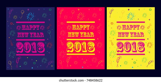 new year party background vector