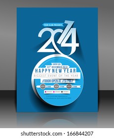 New Year Party Flyer & Poster Cover Template 