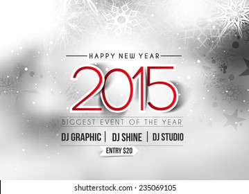 New Year Party Flyer & Poster Template Design