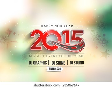 New Year Party Flyer & Poster Template Design