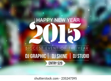 New Year Party Flyer & Poster Template Design