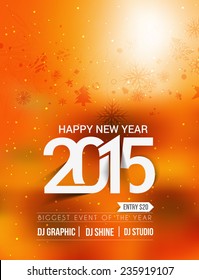 New Year Party Flyer & Poster Template Design 