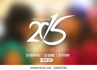 New Year Party Flyer & Poster Template Design 
