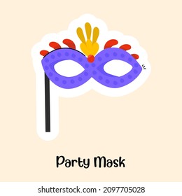 New Year Party and mask 