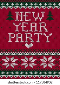 New year party poster