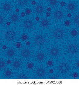 New Year pattern; Christmas background.  Snowflake Abstract Background. Christmas Decoration. 