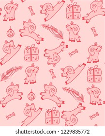 new year piggy pattern