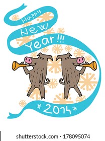 The New Year Pigs.