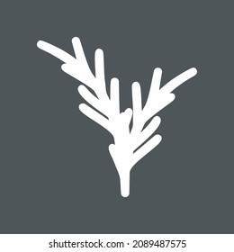 Neujahrskiefer-Qualität, Vektorgrafik-Schnitt