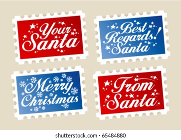 Briefmarken für Neujahr.