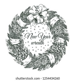 New Year postcard