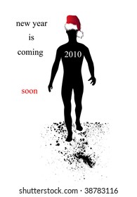 new year postcard