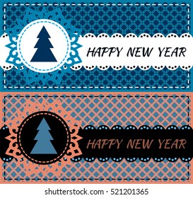 New Year postcard