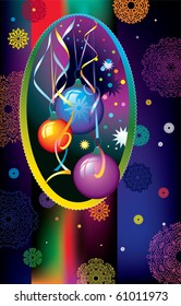 New Year postcard