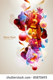New year poster.