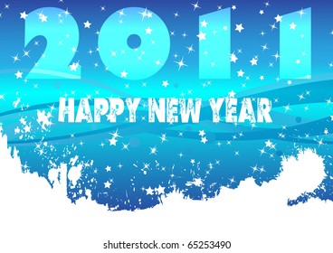 New year poster. Clip-art