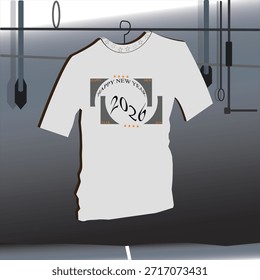 NEW YEAR PRINT READY T SHIRT DESIGN