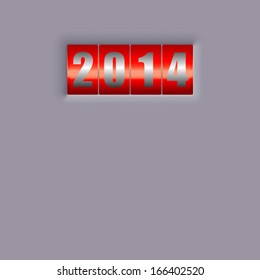 new year red technological code 2014