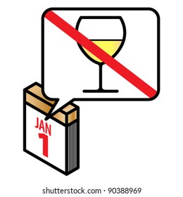 New Year Resolution - Quit Alcohol / Drinking.