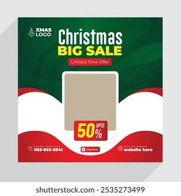 a new year ' s sale poster for Christmas is displayed.