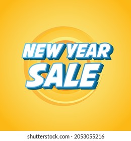 New Year Sale 2022 Text Effect