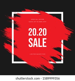 new year sale banner vector template