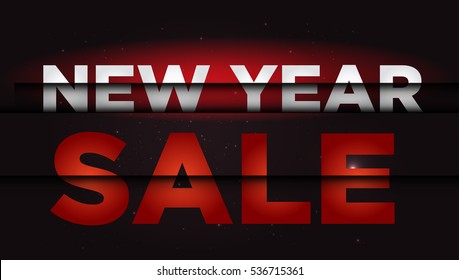 New Year Sale . Big winter sale .