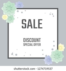 New Year Sale discount banner template for use in design.
Perfect For Logo, Sale banner, Icon, headline. Eps10 vector.