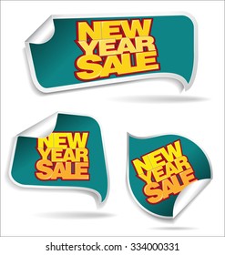 New Year sale price tag