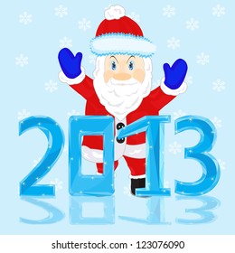 New year and santa