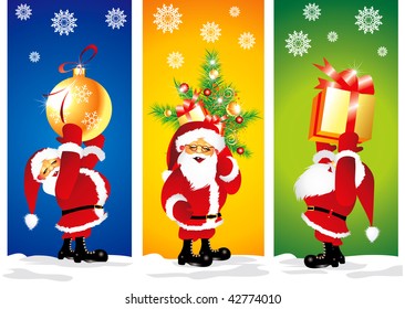 New year. Santa.