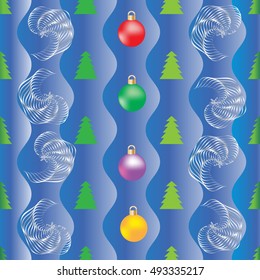 New Year seamless pattern can be used as a New Year and Christmas wallpaper for your site and other..