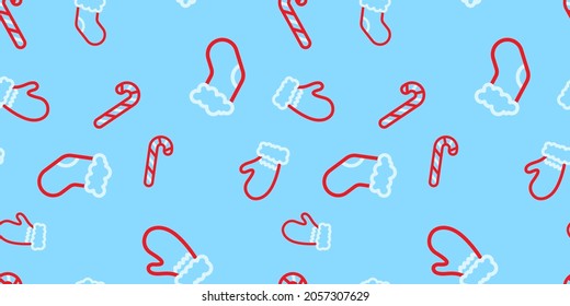 Nuevo año sin problemas. Ilustración vectorial de fondo de Navidad. Para envolver papel, diseño, postal, tela, ropa de bebé, cuarto de bebé. Concepto de Navidad y Año Nuevo.