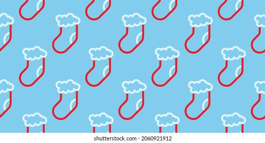 New year seamless pattern. Christmas background vector illustration. For wrapping paper, design, postcard, fabric, baby clothes, baby room. Christmas and New Year concept.