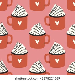 New year Seamless Pattern. Hand drawn pattern. New year texture for print, wrapping paper, design, fabric, decor, gift.