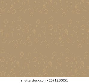 Nuevo año, Simple, elegante y elegante patrón de vacaciones mínimas con estilo para el año nuevo y diseños festivos creativos